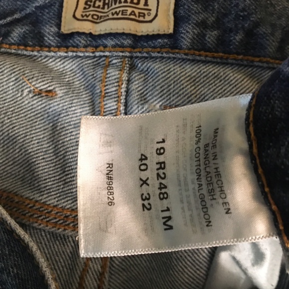 Schmidt Work Wear Men’s Jeans 40x32 - Picture 3 of 16